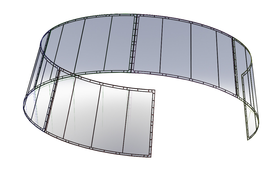 structure cadre écran de projection sur-mesure scénique cadres spéciaux oray
