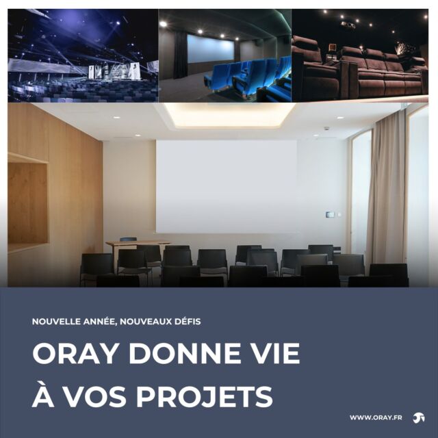 📣Nouvelle année, nouvelles ambitions !

Que ce soit pour un home-cinéma, l'aménagement de bureaux ou des projets scéniques, Oray est là pour donner vie à vos idées.

Nos équipes vous offrent un accompagnement personnalisé pour répondre aux spécificités de vos besoins.

Pour plus d’informations sur nos produits/services et expertises, rendez-vous sur notre site internet (lien en bio) 

Ensemble, concrétisons vos projets 🎬💡