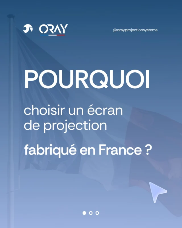 💡 Chez ORAY, l’exigence fait partie de notre ADN.

Depuis plus de 75 ans, nos écrans de projection sont conçus et fabriqués dans notre atelier à Dourdan, en Essonne.
Un choix 100 % français qui reflète un véritable engagement, bien au-delà du marketing.

✨ Pourquoi nous choisir ?
🔹 Fabrication maîtrisée de A à Z
🔹 Contrôle qualité à chaque étape
🔹 Proximité avec nos partenaires
🔹 Réactivité et disponibilité de nos équipes

En choisissant ORAY, vous soutenez une entreprise française engagée, experte et responsable.

🎥 Notre mission : vous garantir une image d’excellence, portée par la qualité du Made in France.

#ORAY #MadeInFrance #SavoirFaireFrançais #ÉcransDeProjection #HomeCinéma #IndustrieFrançaise #ProjectionProfessionnelle #B2B