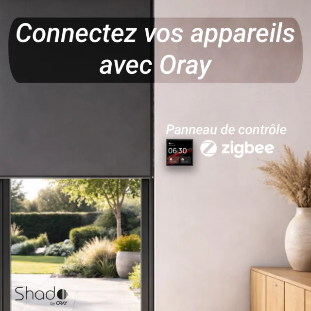 🚀 Prenez le contrôle total de vos installations ORAY avec le panneau de contrôle Zigbee !
Un seul panneau. Un seul écosystème. Une maîtrise absolue.
Pilotez vos ShadO, vos écrans motorisés eSquar nouvelle génération et tous vos appareils Zigbee en toute simplicité — à l’écran ou à la voix grâce à la compatibilité Alexa, GoogleHome & Siri.
Grâce à sa passerelle Zigbee intégrée, centralisez vos équipements et profitez d’une installation intelligente, fluide et parfaitement synchronisée.
📱 Avec l’application gratuite SmartHome, gardez le contrôle partout, à tout moment, directement depuis votre smartphone.
🎬 Salle de cinéma privée, 🏢 salle de réunion, 🎤 espace événementiel…
Offrez à vos clients une expérience premium, moderne et intuitive.
Avec ORAY, la technologie s’efface pour laisser place à la performance et au confort.

#ORAY #ShadO #Zigbee #SmartHome