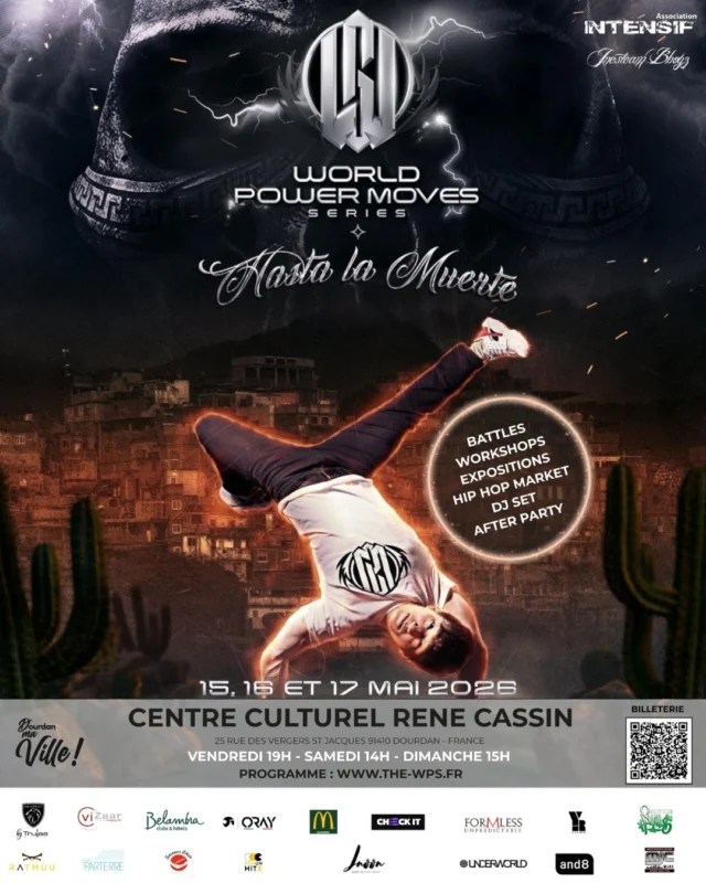 🎬🔥 Oray aux côtés de la culture Hip-Hop 🔥🎬

Oray est heureux de soutenir le @world_powermoves_series, un événement international dédié au breaking et aux powermoves 💥
📍 À Dourdan, du 15 au 17 mai 2026

📍 Au programme : battles, workshops, showcases, DJ sets et rencontres avec des talents venus du monde entier 🌍

Chez Oray, nous avons à cœur d’accompagner des événements qui font vivre la culture et la créativité sur le terrain.

👉 Un beau week-end en perspective pour tous les passionnés ! 
#Oray #WPS #WorldPowermovesSeries #HipHopCulture #BBoying #DanceBattle #EventTech #Projection #MadeInFrance #CultureUrbaine #Breaking #DanceCommunity